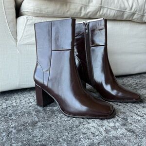 Madden Girl Dark Brown Heeled Boots